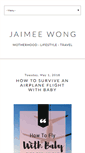 Mobile Screenshot of jaimeewong.com